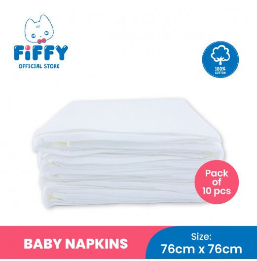 Accessories - FIFFY BABY NAPKINS (10PCS) 