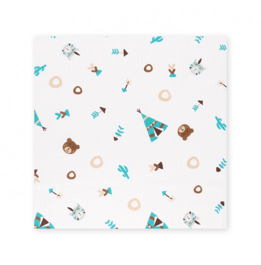 FIFFY BABY NAPKIN PRINTED 76 X 76CM 10'S