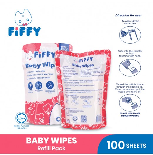 Baby Wipes - FIFFY BABY WIPES (REFILL PACK)