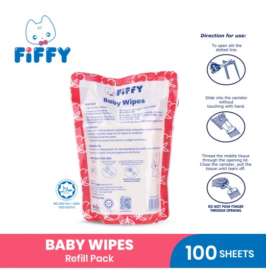 Baby Wipes - FIFFY BABY WIPES (REFILL PACK)