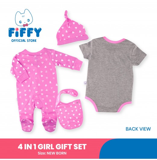 FIFFY BALLET RABBIT 4 IN 1 GIRL GIFT SET