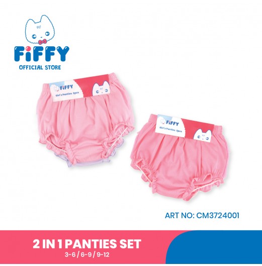 FIFFY LOVELY LACE 2 IN 1 PANTIES SET