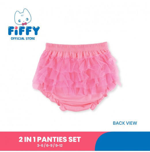 FIFFY LOVELY LACE 2 IN 1 PANTIES SET