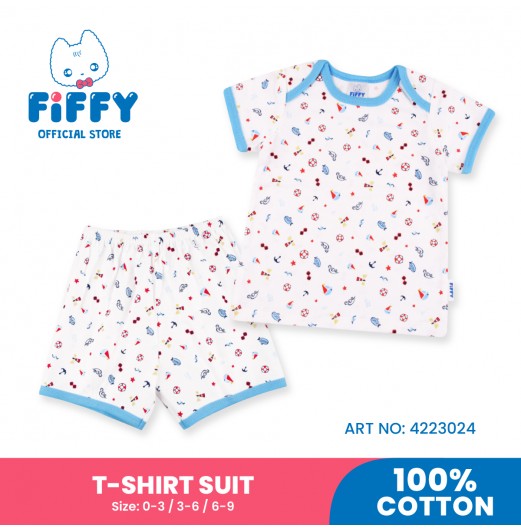 FIFFY TINY SAILOR ADVENTURES T-SHIRT SUIT