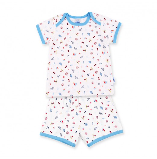 FIFFY TINY SAILOR ADVENTURES T-SHIRT SUIT