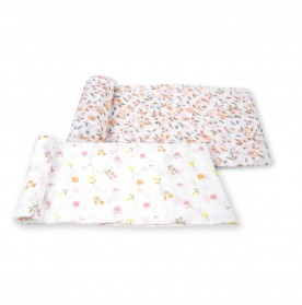 FIFFY SOFT & VENTILATED BABY SWADDLE (2PCS / PACK)